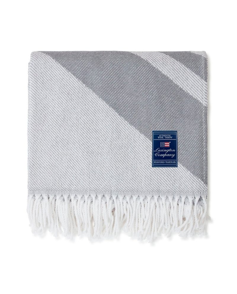 Recycled Cotton Logo Throw