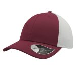 Burgundy/White