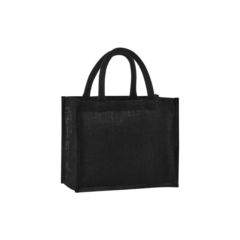 Natural starched jute midi tote