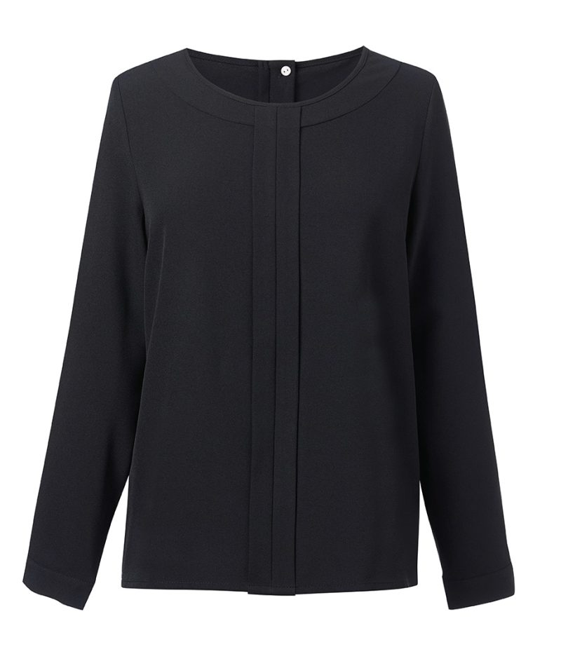 Roma L/E Crepe Skjorte (D)