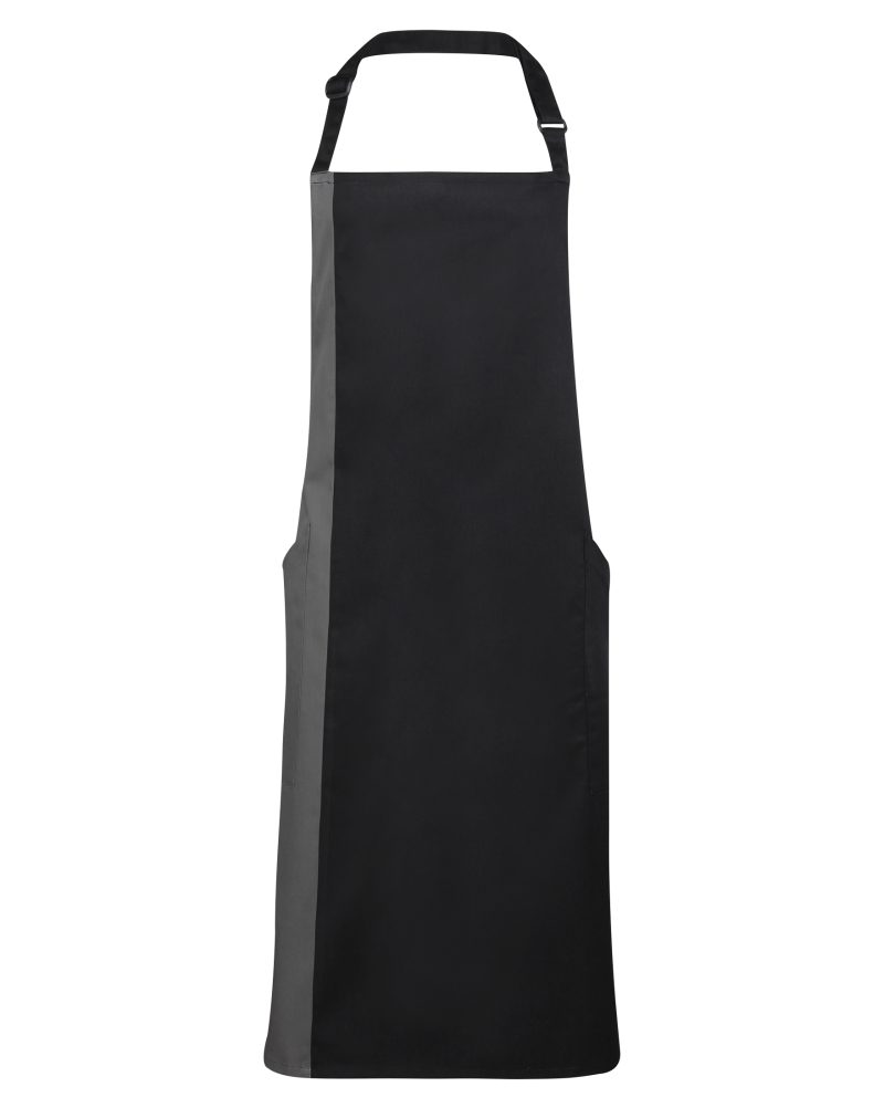 Contrast Bib Apron