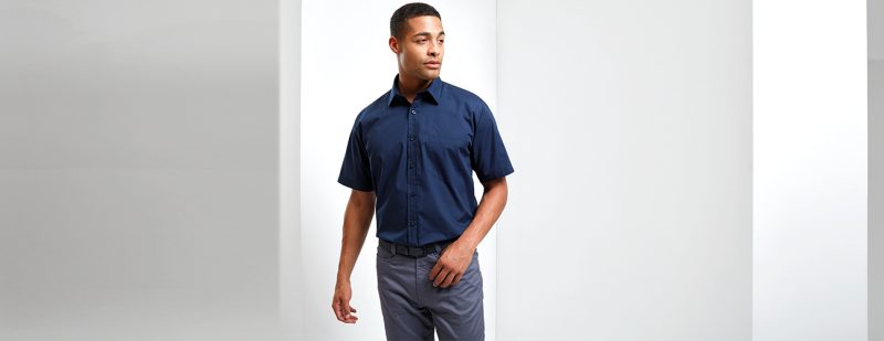 Men's Poplin S/S - Bilde 2