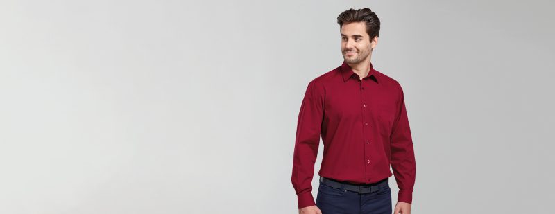 Men's Poplin L/S - Bilde 2