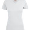 Heavy V-neck T-shirt ladies