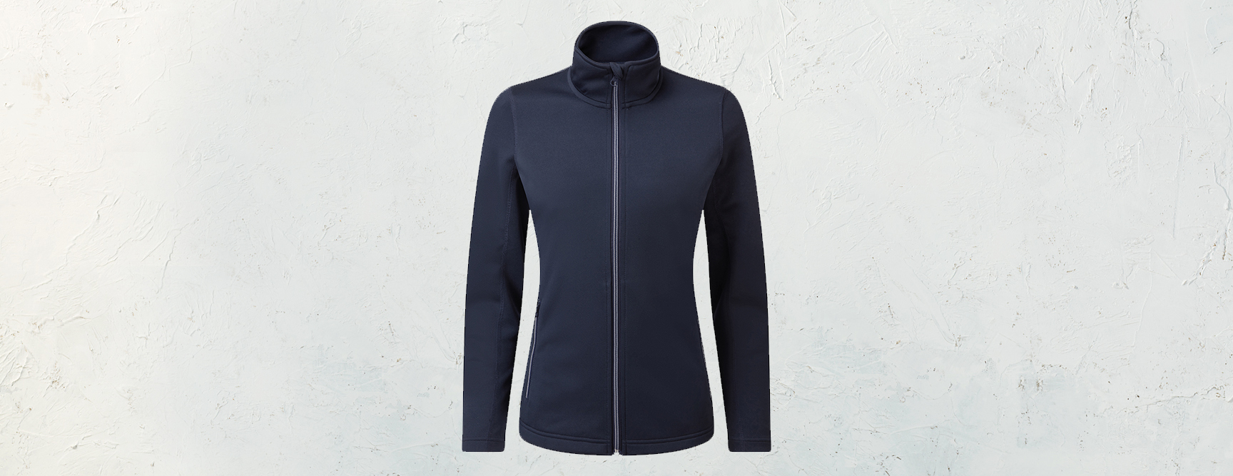 Ladies Spun Dyed Zip Sweat