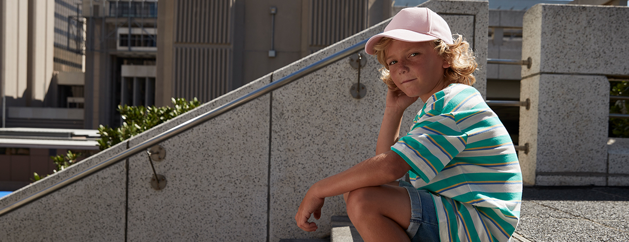 Junior Organic Cotton 5 Panel Cap