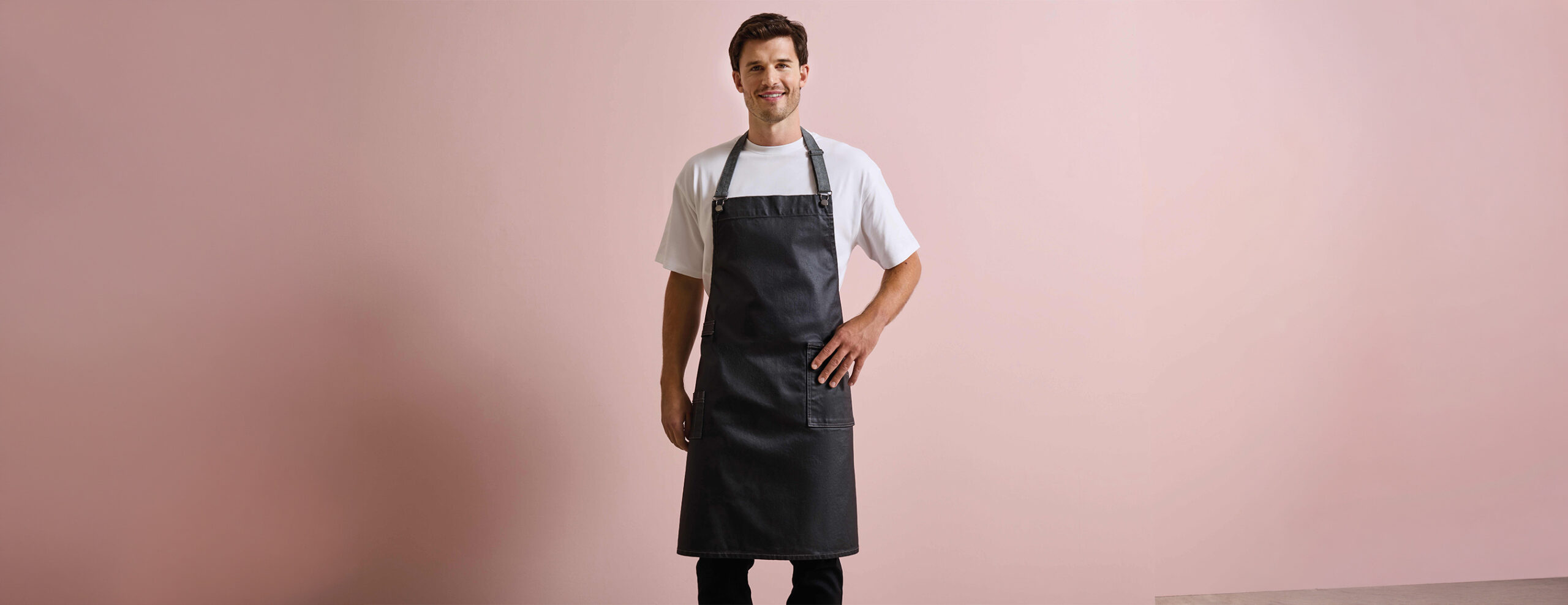 District Wax Bib Apron
