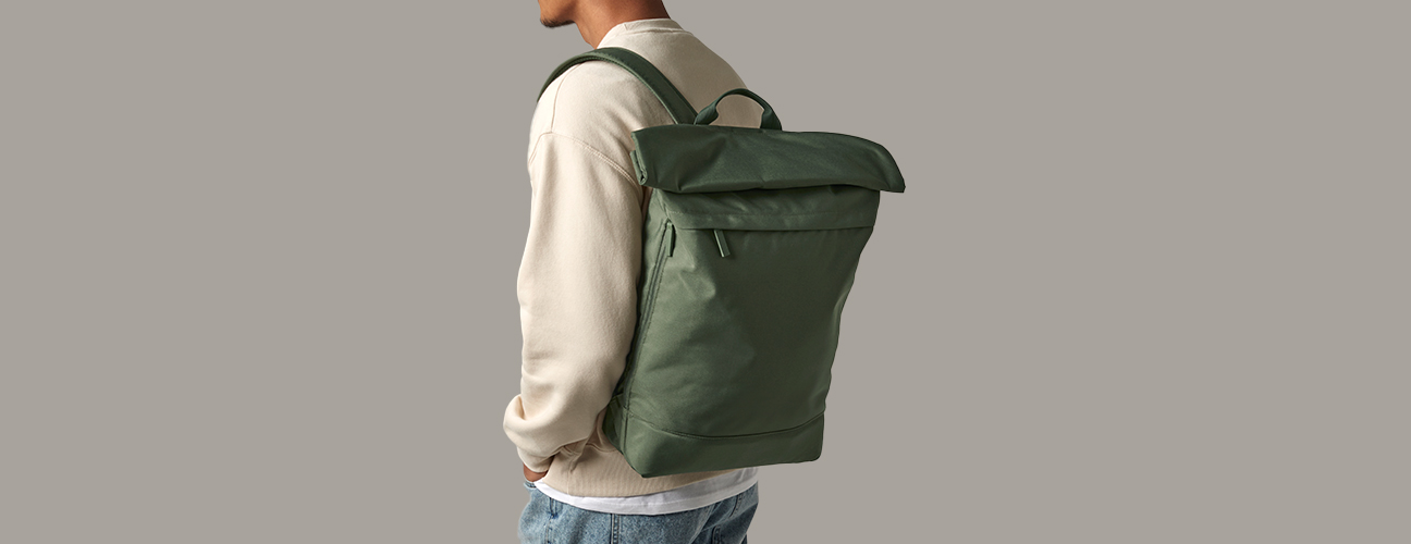 Simplicity Roll-Top Backpack