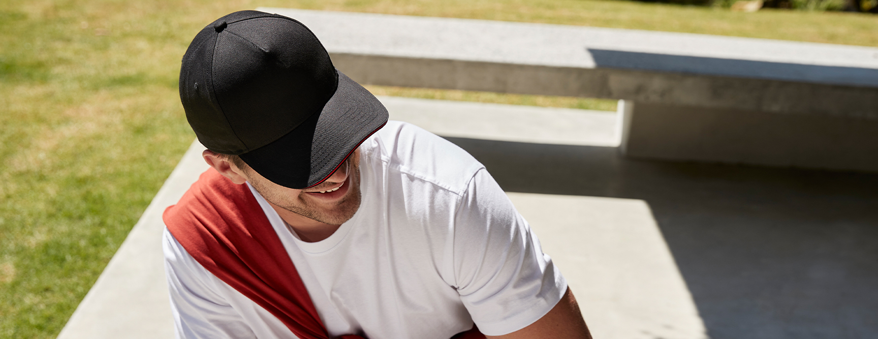 Earthaware® classic organic cotton 5 panel cap sandwich peak